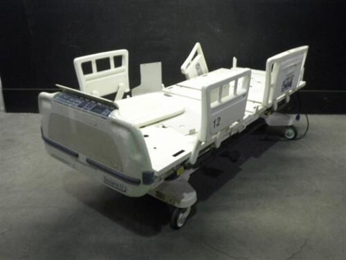 STRYKER SECURE 3002 (SQUARE RAILS) HOSPITAL BED WITH FOOTBOARD (BED EXIT, SCALE)