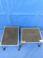 LOT OF 2 SURGICAL STEP STOOL