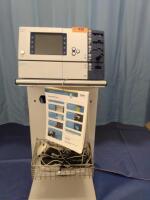 ERBE VIO 300D ELECTROSURGICAL UNIT WITH FOOT PEDAL ON ROLLING CART