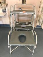 LOT OF 3 BEDSIDE COMMODES