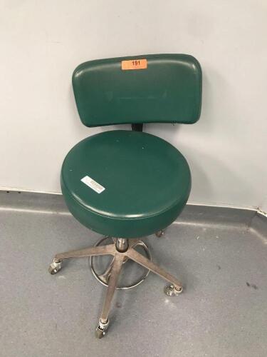 FOOT OPERATED ADJUSTABLE EXAM STOOL