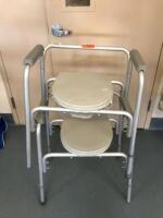 LOT OF 2 BEDSIDE COMMODES