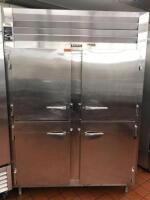 TRAULSEN 4 COMPARTMENT REACH-IN REFRIGERATOR