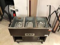 DUKE DPAH-3HF M 3 WELL ELECTRIC HOT FOOD TABLE