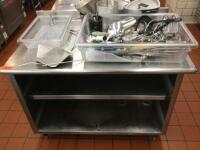 2 SHELF STAINLESS STEEL PREP TABLE