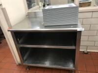 2 SHELF STAINLESS STEEL PREP TABLE