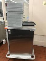 AMERICAN DIETARY 1 DOOR STAINLESS STEEL FOOD CART