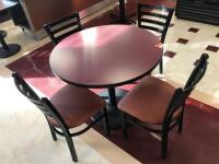 DINING TABLE WITH 4 CHAIRS