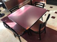 DINING TABLE WITH 4 CHAIRS