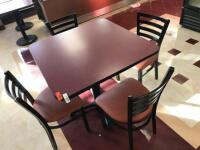 DINING TABLE WITH 4 CHAIRS