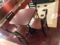 DINING TABLE WITH 4 CHAIRS