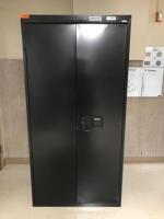 SANDUSKY 2 DOOR LOCKABLE CABINET