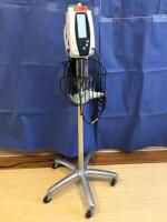 WELCH ALLYN VITAL SIGNS MONITOR ON ROLLING STAND