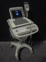 GE MAC 5500 ECG/EKG MACHINE ON ROLLING STAND