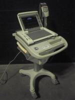 GE MAC 5500 ECG/EKG MACHINE ON ROLLING STAND