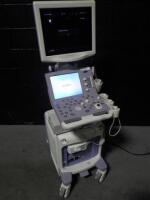 ALOKA PROSOUND ULTRASOUND MACHINE W/(UST-5526L-7.5MHZ) PROBE