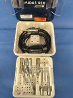 DRILL SET TO INCLUDE: STYLUS EM200 DRILL W/ 6 ATTATCHMENTS & HOSE