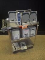 CARDINAL HEALTH LOT OF CARDINAL HEALTH CAREFUSION ALARIS PC INFUSION PARTS (NO CART)