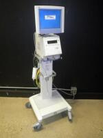 DRAGER BABYLOG 8000 PLUS VENTILATOR ON ROLLING STAND