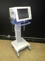 DRAGER EVITA XL VENTILATOR WITH NEOFLOW ON ROLLING STAND