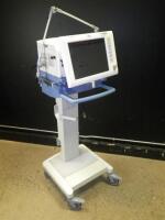 DRAGER EVITA XL VENTILATOR WITH NEOFLOW ON ROLLING STAND