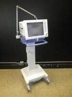 DRAGER EVITA XL VENTILATOR WITH NEOFLOW ON ROLLING STAND