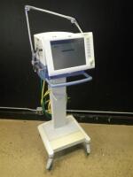 DRAGER EVITA XL VENTILATOR WITH NEOFLOW ON ROLLING STAND