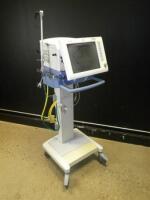 DRAGER EVITA XL VENTILATOR WITH NEOFLOW ON ROLLING STAND