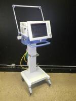 DRAGER EVITA XL VENTILATOR WITH NEOFLOW ON ROLLING STAND