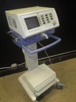 DRAGER EVITA 2 DURA VENTILATOR ON ROLLING STAND