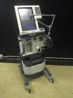 NELLCOR PURITAN BENNETT 840 VENTILATOR WITH NEOMODE & AIR COMPRESSOR ON ROLLING STAND