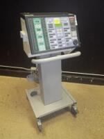 NELLCOR PURITAN BENNETT 760 VENTILATOR ON ROLLING STAND