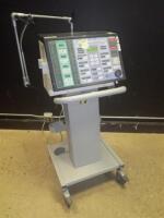 NELLCOR PURITAN BENNETT 760 VENTILATOR ON ROLLING STAND