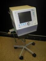 RESPIRONICS, INC. BIPAP VISION VENTILATOR ON ROLLING STAND