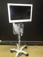 STERIS MONITOR ON ROLLING STAND