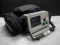 ZOLL E-SERIES BIPHASIC DEFIB WITH PACING, 12 LEAD ECG, ANALYZE, CO2, SPO2, NIBP & ECG CABLES, BATTERY