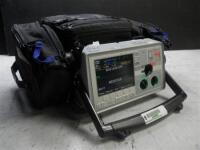 ZOLL E-SERIES BIPHASIC DEFIB WITH PACING, 12 LEAD ECG, ANALYZE, CO2, SPO2, NIBP & ECG CABLES, BATTERY