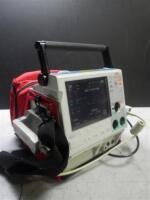 ZOLL M-SERIES CCT BIPHASIC DEFIB WITH PACING, 3 LEAD ECG, SPO2, NIBP, ANALYZE, PADDLES, BATTERY