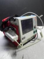 ZOLL M-SERIES CCT BIPHASIC DEFIB WITH PACING, 3 LEAD ECG, SPO2, NIBP, ANALYZE, PADDLES, BATTERY