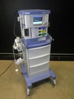 DRAGER FABIUS TIRO ANESTHESIA MACHINE WITH (VOLUME CONTROL, PRESSURE CONTROL, PRESSURE SUPPORT, SIMV/PS, MAN SPONT)