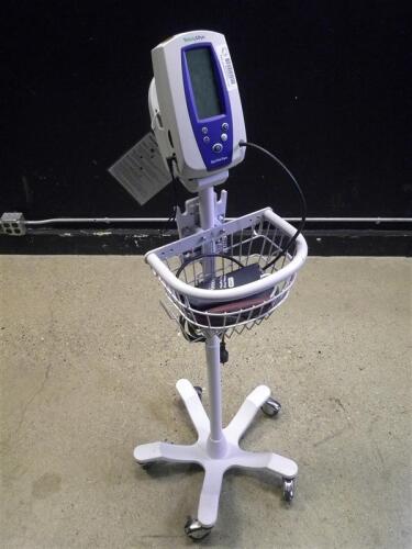 WELCH ALLYN SPOT VITAL SIGN MONITOR ON ROLLING STAND