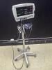 WELCH ALLYN 6200 SERIES PATIENT MONITOR ON ROLLING STAND