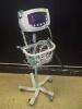 WELCH ALLYN 53STO PATIENT MONITOR ON ROLLING STAND