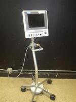 MARQUETTE EAGLE 4000 PATIENT MONITOR ON ROLLING STAND