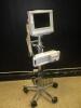 HP VIRIDIA 24CT PATIENT MONITOR ON ROLLING STAND