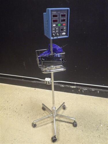 CRITIKON DINAMAP 8100 SPOT VITAL SIGN MONITOR ON ROLLING STAND