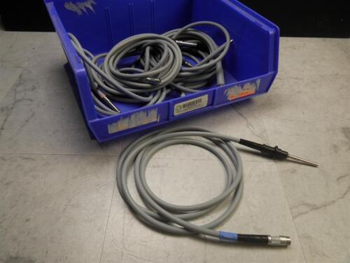 LOT OF FIBER OPTIC LIGHT CABLES