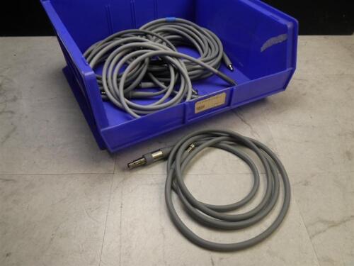 LOT OF FIBER OPTIC LIGHT CABLES