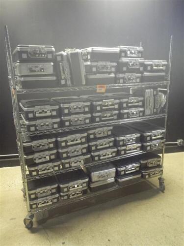 LOT OF INSTRUMENT CASES (NO CART)