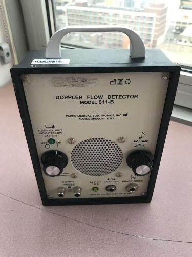 PARKS MEDICAL 811-B ULTRASONIC FLOW DETECTOR W/ DOPPLER